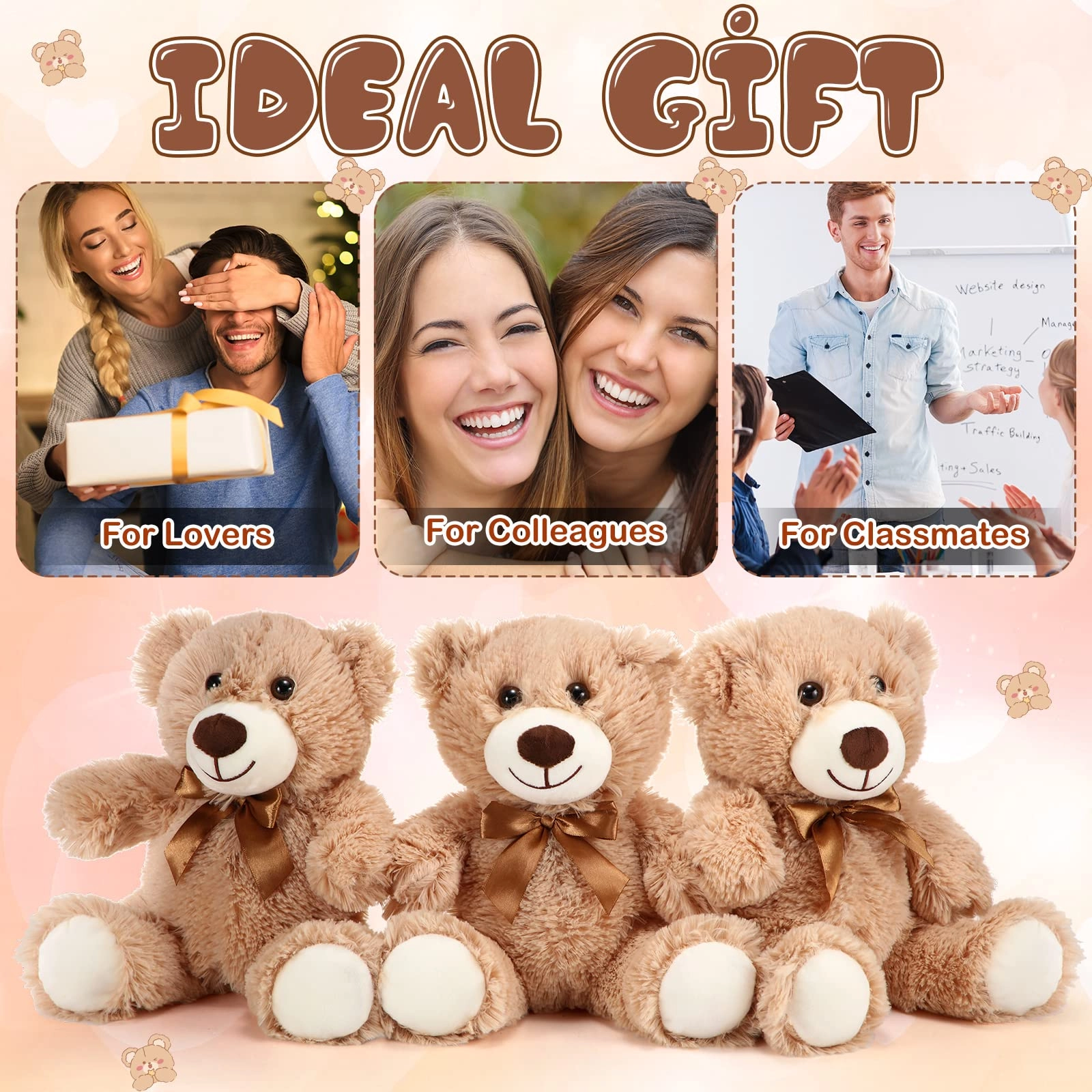 Teddy Bears - 10 Pcs 12 Inch