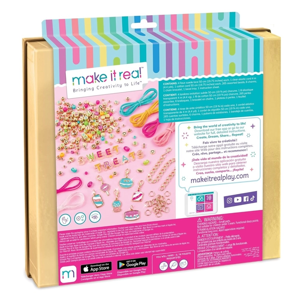 Sweet Treats DIY Bracelet Kit - 280pcs