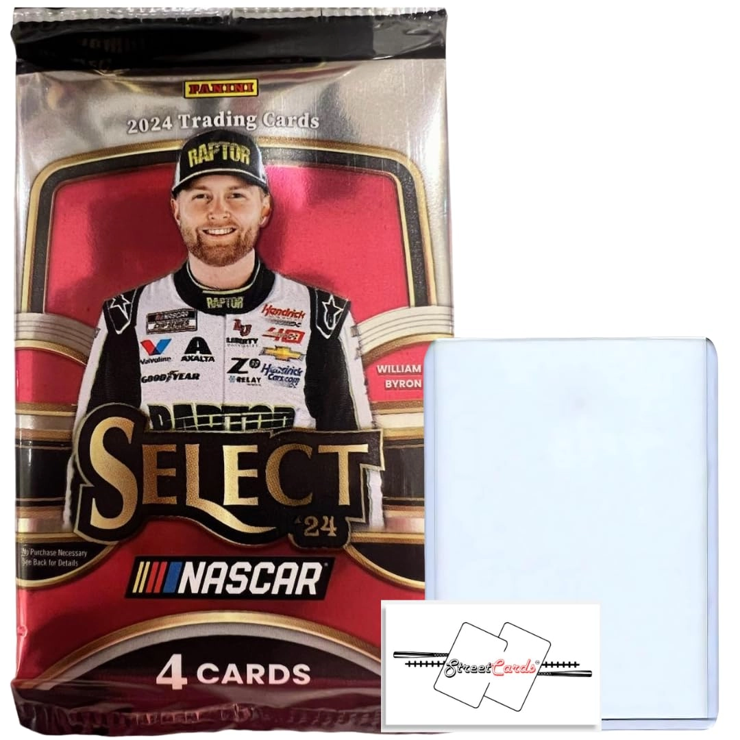 StreetCards Select Auto Racing Blaster - 4 Cards Value Pack