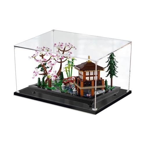 Clear Acrylic Dustproof Display Case - 40x25x25 cm With Background