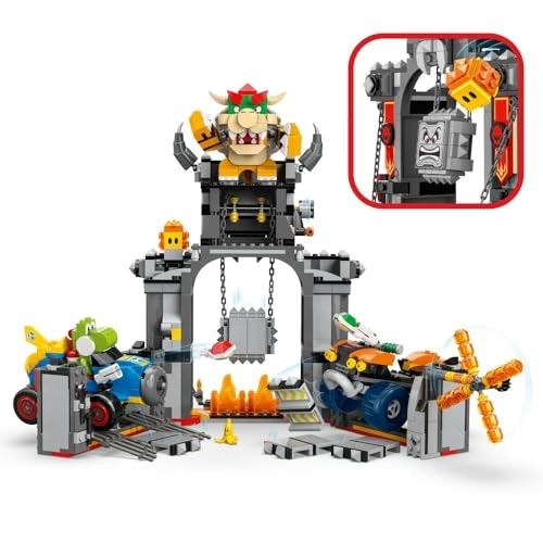 Super Mario: Mario Kart - Bowser's Castle (72039) - Interactive 2 Cars 4 Figures incl. Yoshi