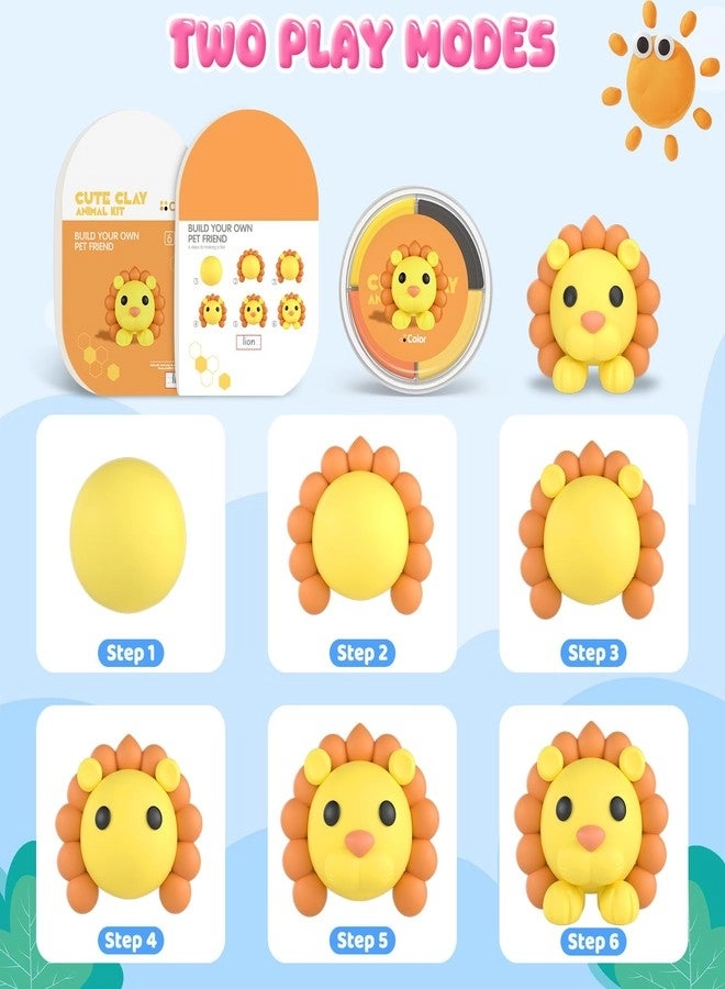 Air Dry Clay Kit - Non-Sticky Soft & Ultra Light with Sculpting Tools