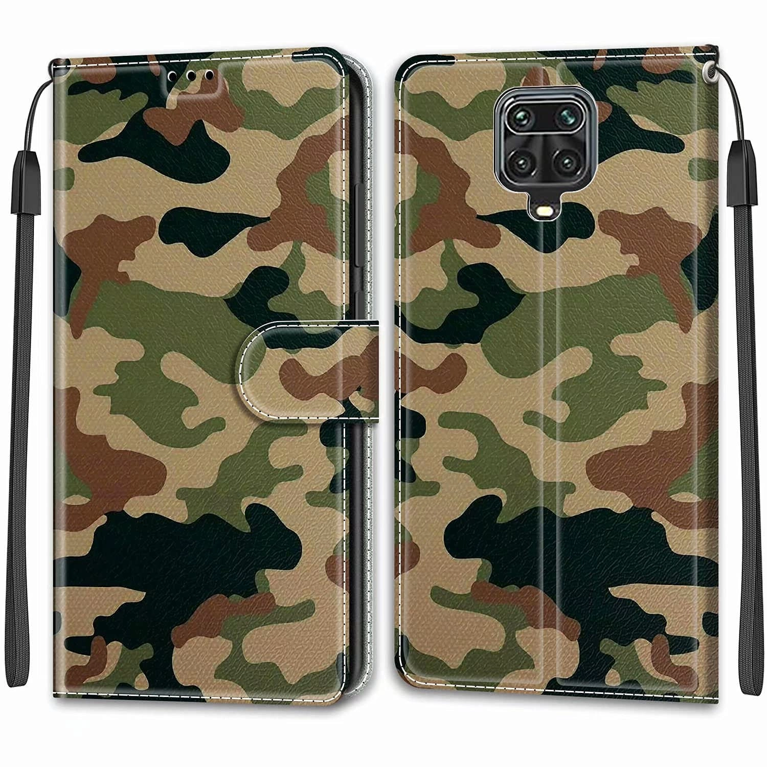 Nadoli Wallet Case Folio for Xiaomi Redmi Note 9 Pro