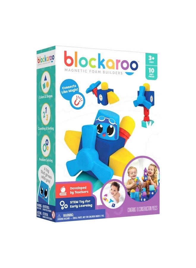 Blockaroo Magnetic Foam Blocks - 10pcs