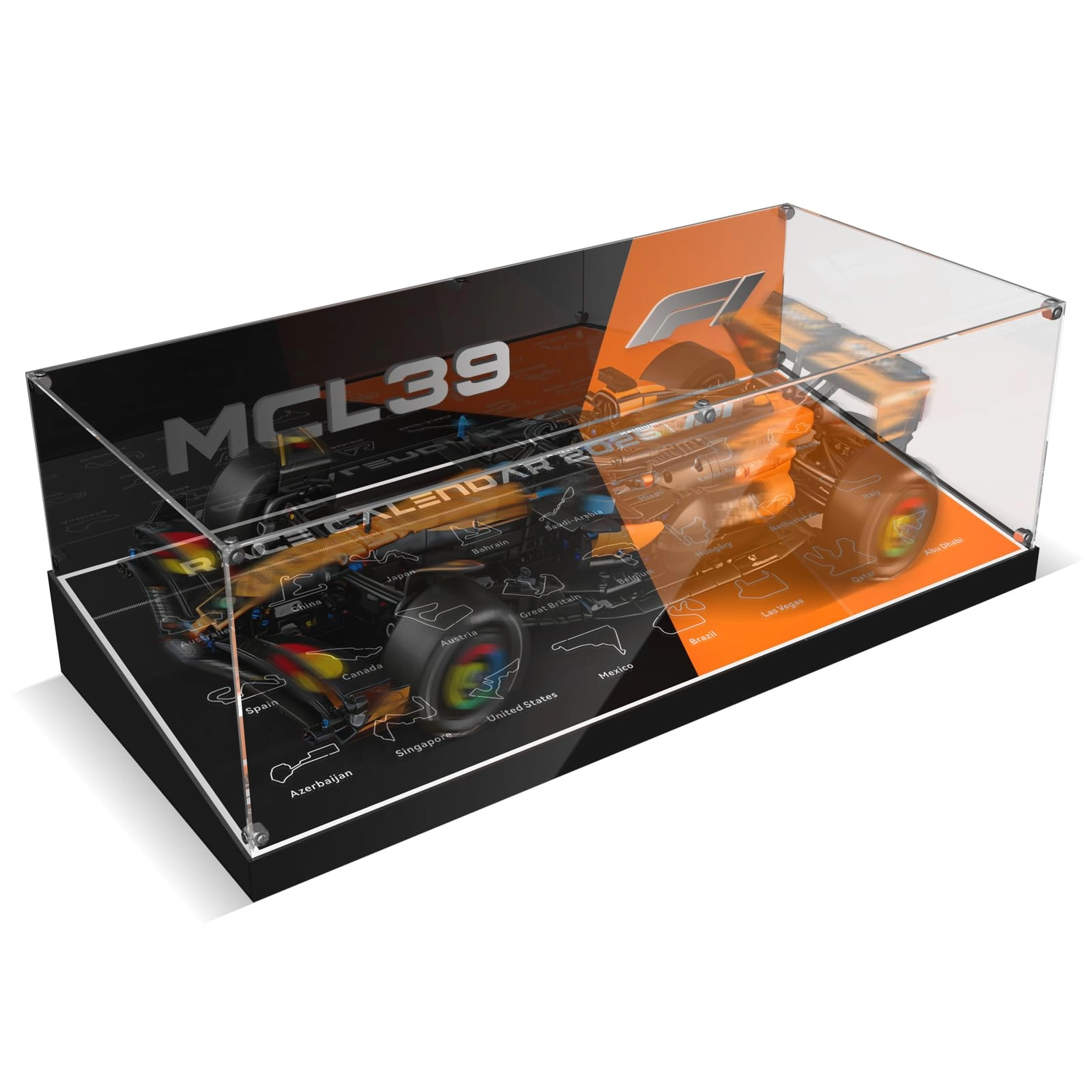 cooldac Acrylic Display Case - Compatible with MCL39 42228 LED Lighting