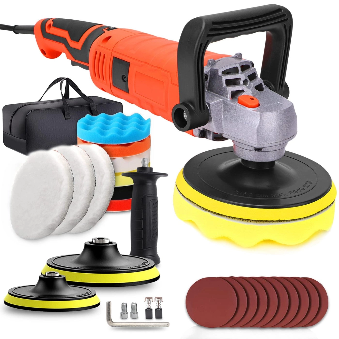 EZISOE Buffer Polisher - 1580W 6 inch 7 inch