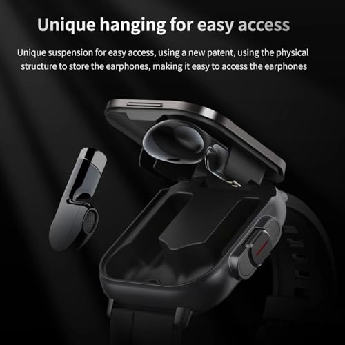 Bluetooth Earbuds Smart Watch - 2.01 inch Zinc Alloy