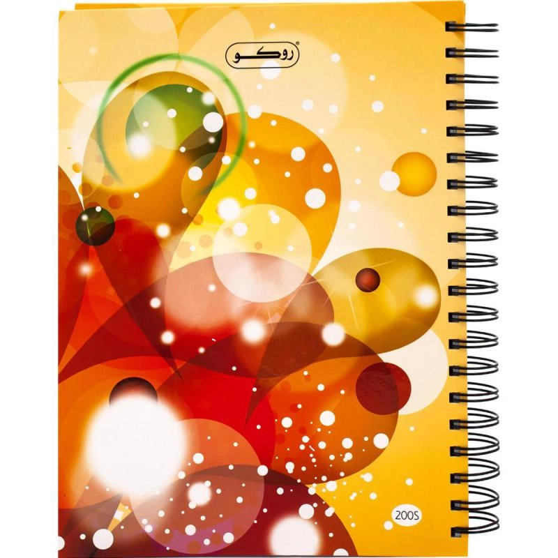 Notebook 19 X 26 cm Spiral - Grid 100 Sheets
