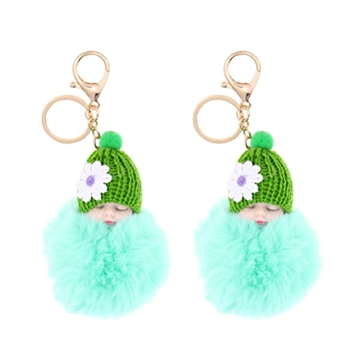 Doll Pompom Keychain
