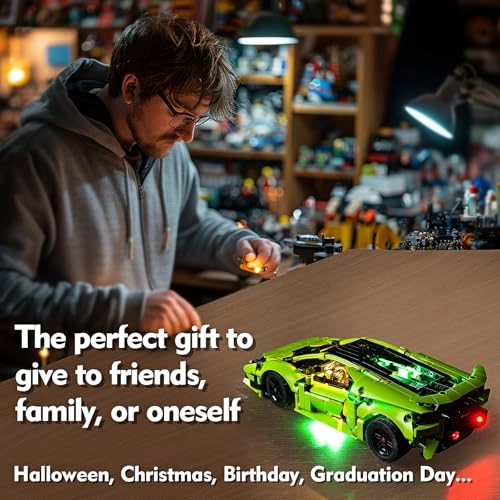 LED Lighting Compatible with Lego Lamborghini Huracán Tecnica 42161