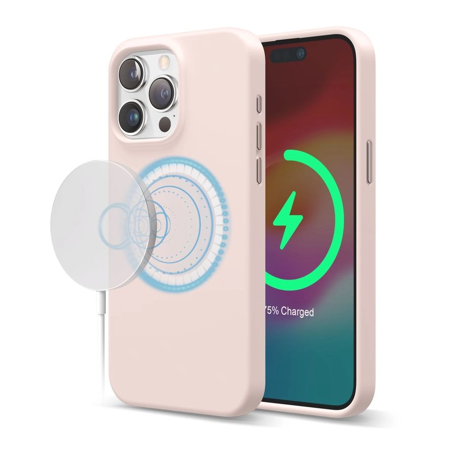 MagSafe Silicone Case For iPhone 15 Pro Max - Liquid Silicone