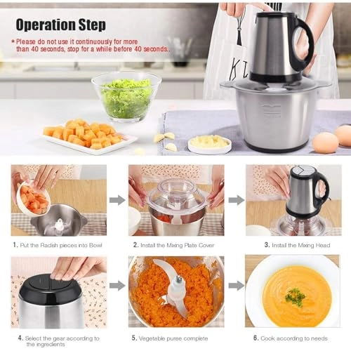 Electric Food Chopper - 3L