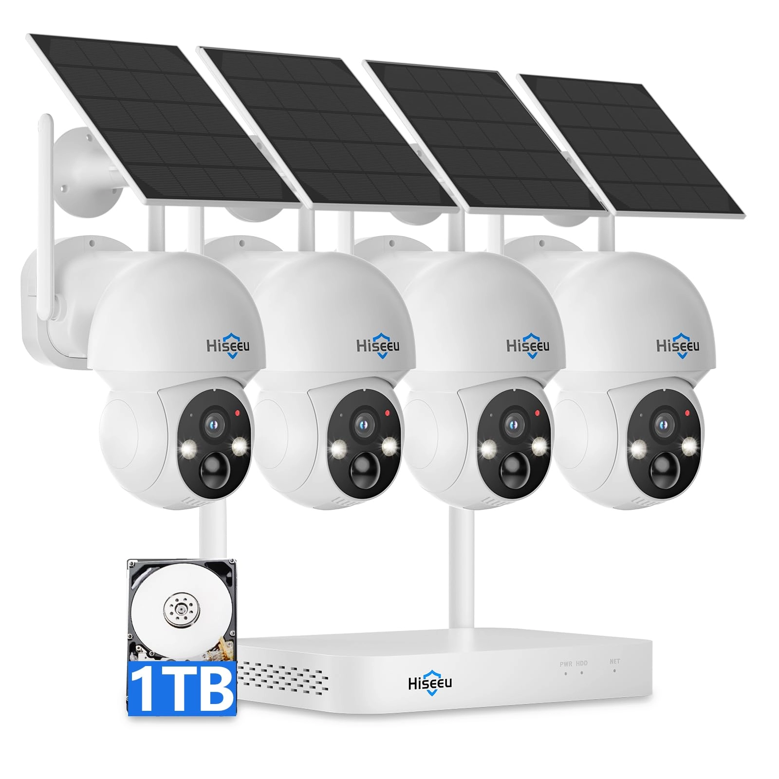 Hiseeu WK-4TD504-1T - 4 cameras 10 channels 4MP