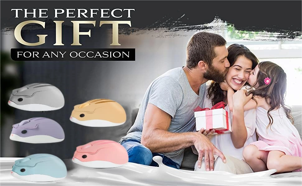 Hamster Shape Optical Mouse - Wireless