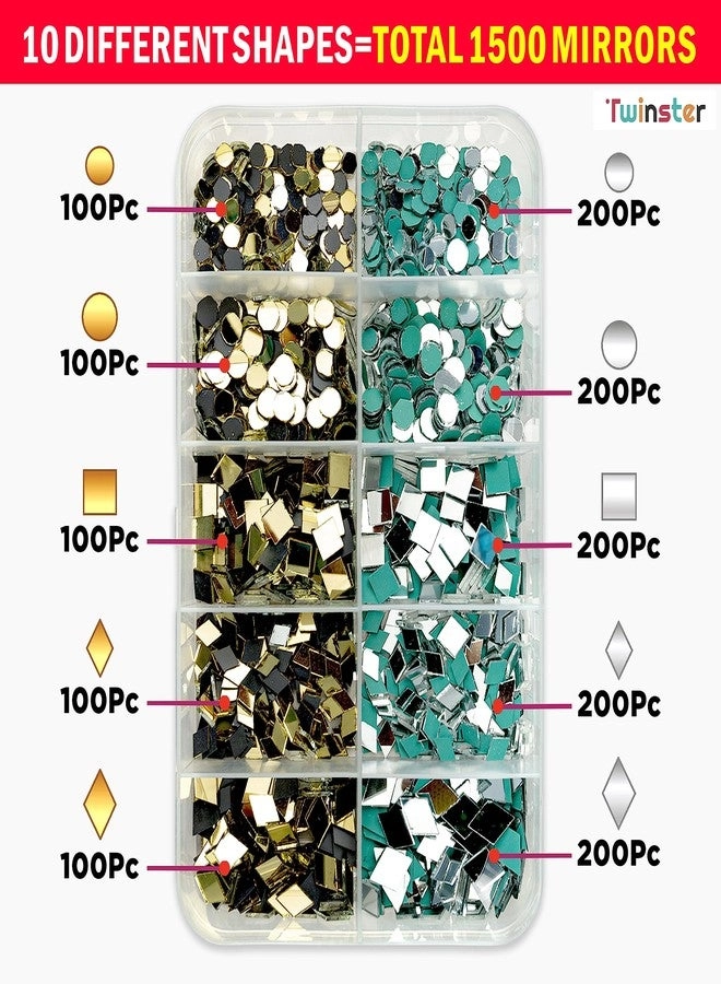 Mirrors for Craft Work - 1500 pieces