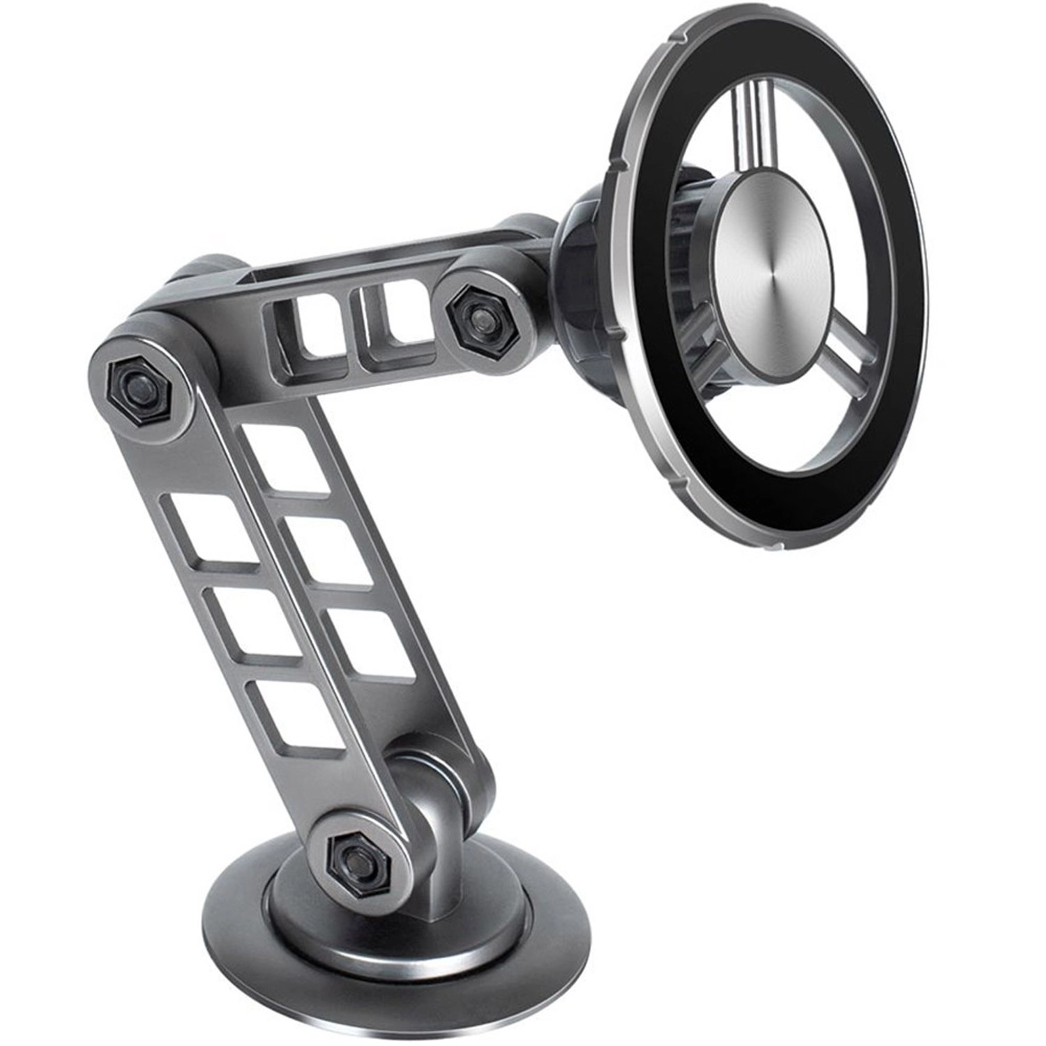Magnetic Car Mount Holder - Grey 360-degree rotation