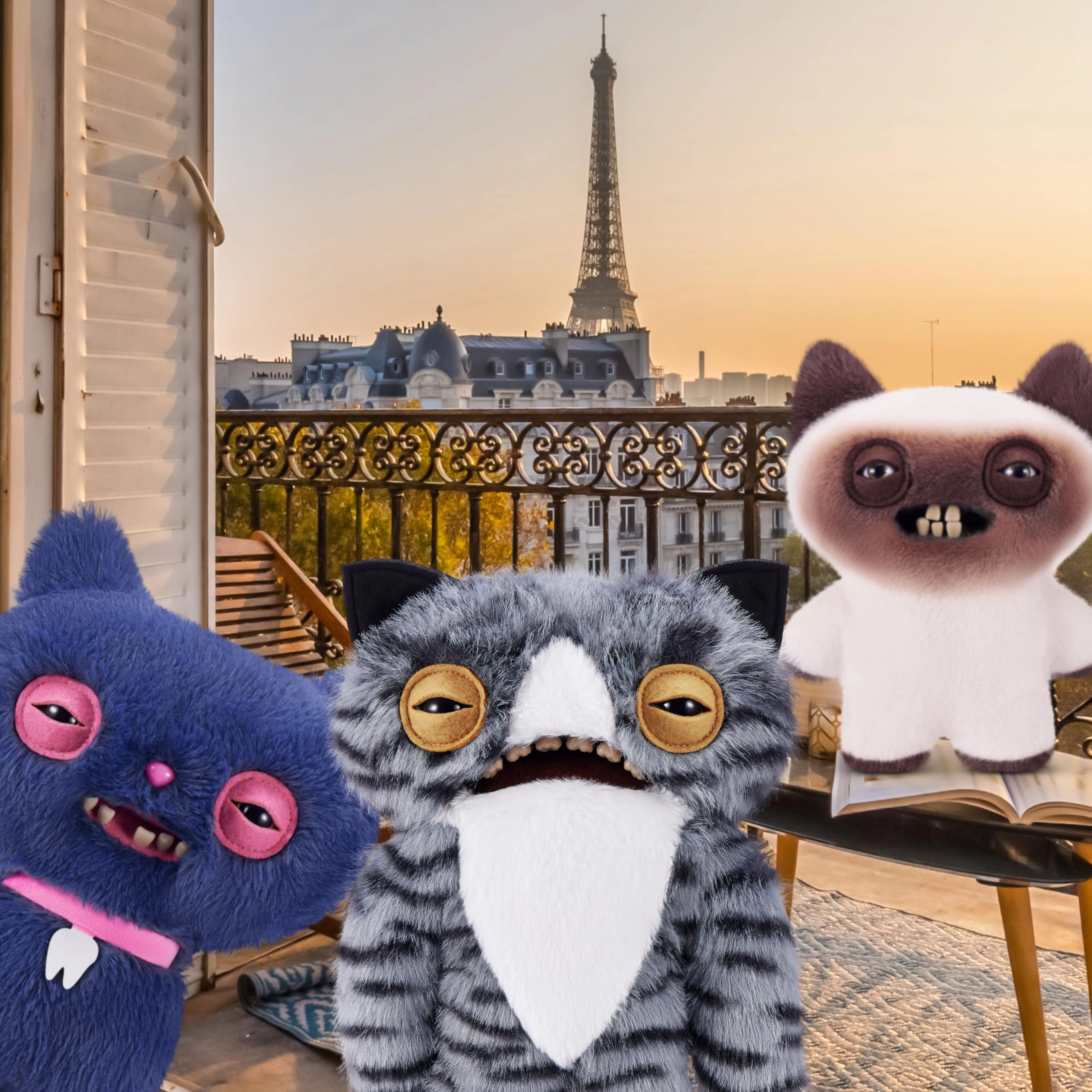 Fuggler Alley Cats 22 cm Plush