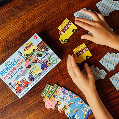 Trucks and a Bus Little Memory Matching Game - 3 and up