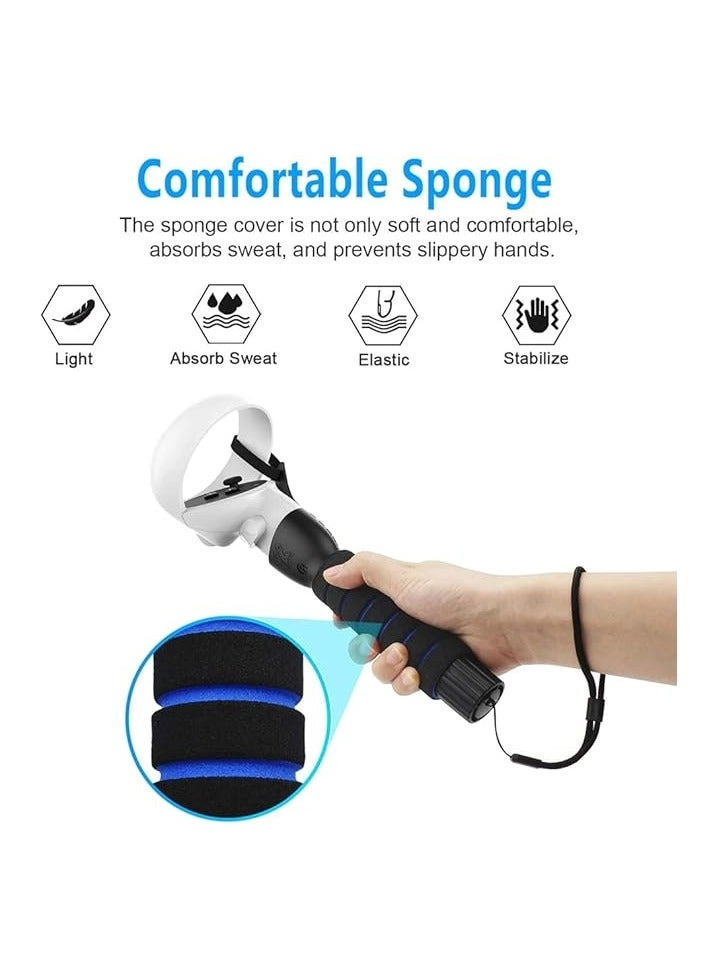 2 in 1 Long Arms & Handle Attachments - Oculus Quest 2 Meta Quest 2