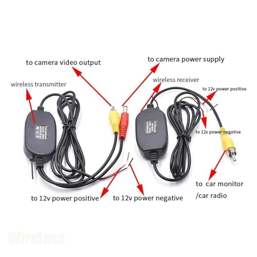 Backup Camera - Night vision Wireless 512(H)X582(V)