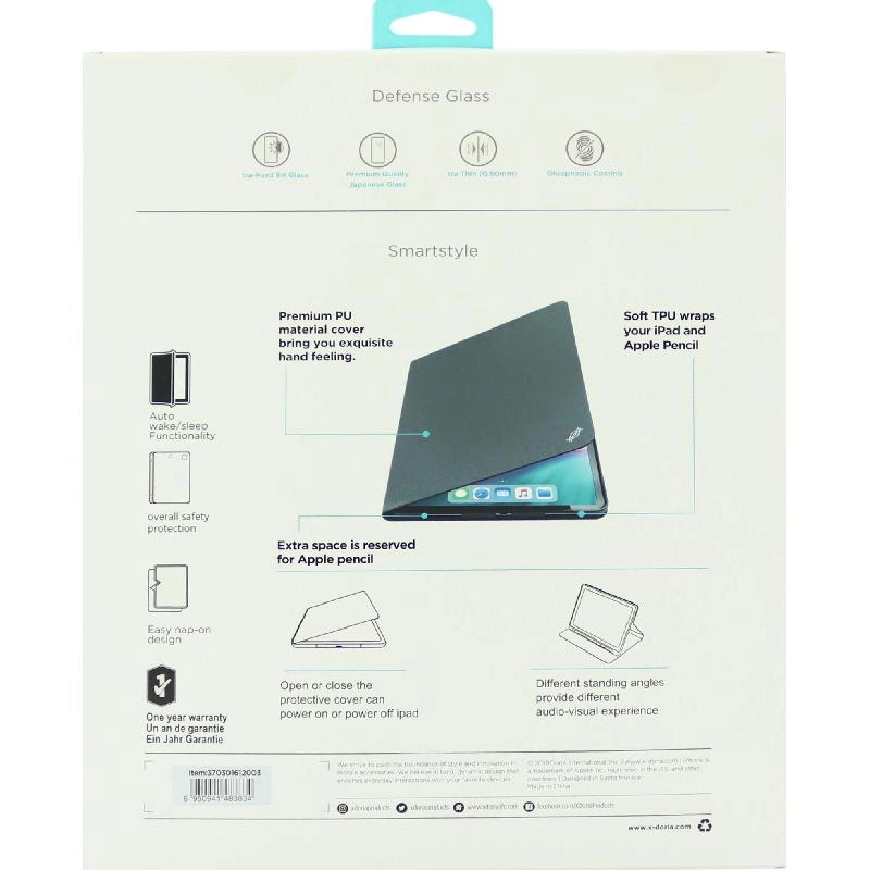 Book Type Case with Screen Protector and With Pencil Slot for iPad Pro 11-inch (2018)