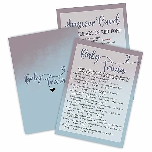 Baby Shower Prediction And Advice Cards - 30 PCS Baby shower