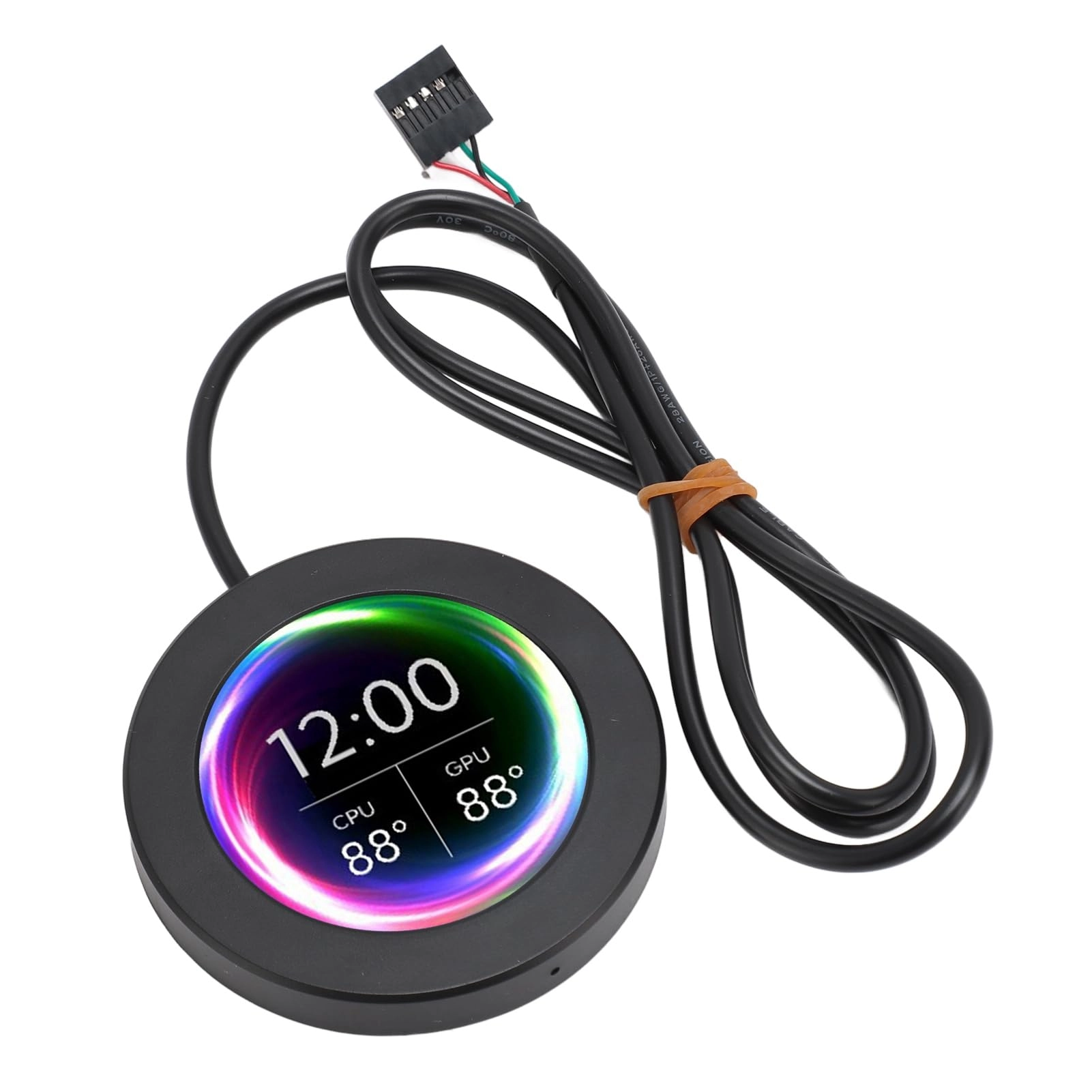 YUEHISY AIO Computer Temperature Monitor - LCD Screen Water Cooling