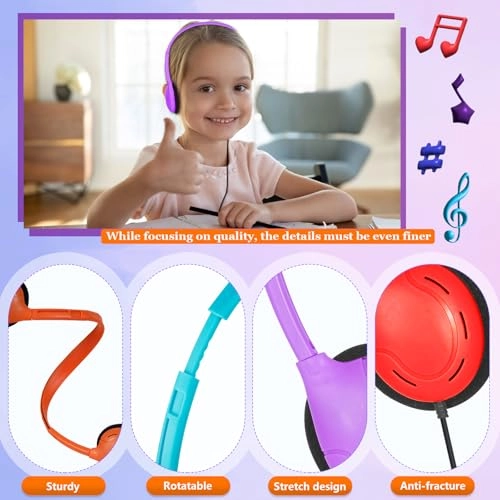 USB Type C Kids Wired Headphone 10 Pack