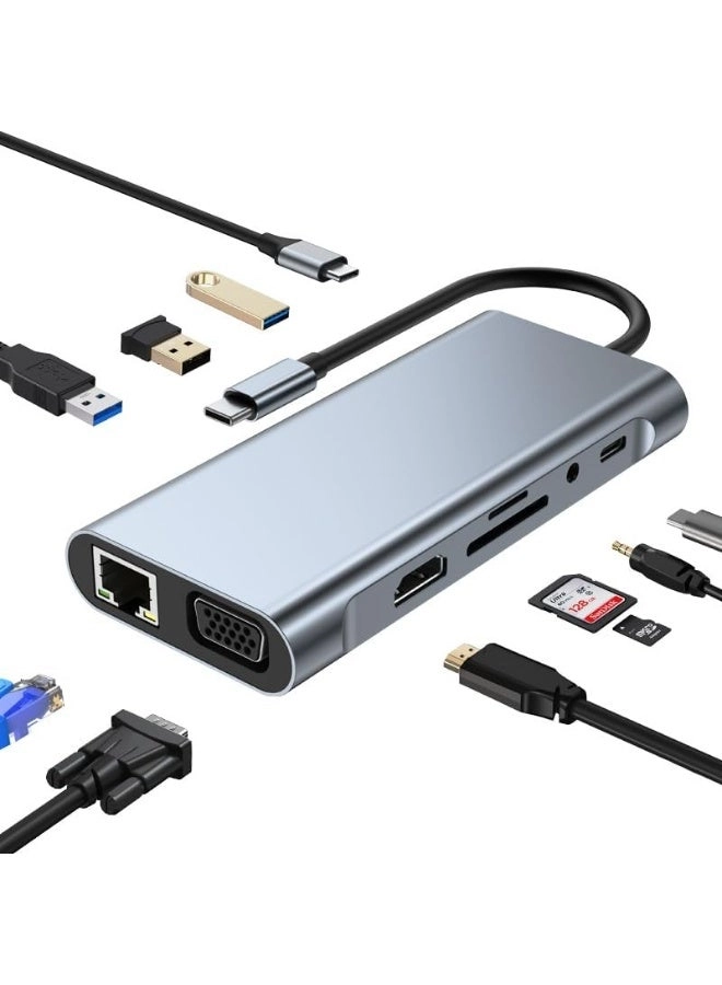 ORIONMAX USB-C Hub - 4K HDMI PD 100W USB 3.0