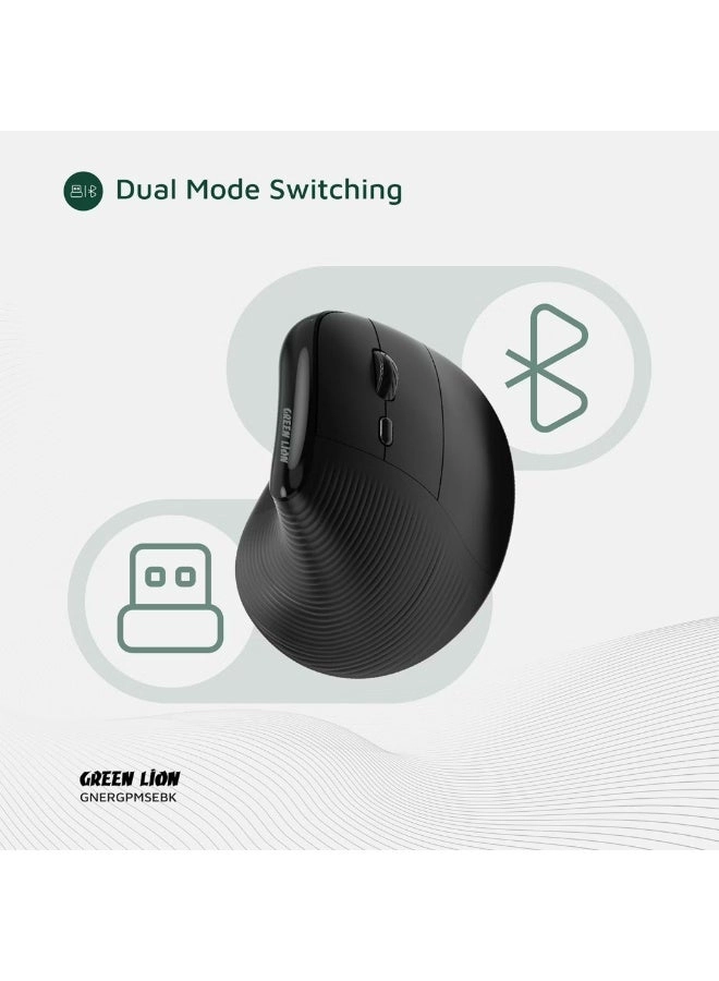 Ergo Grip Vertical Mouse - 2.4 GHz Bluetooth