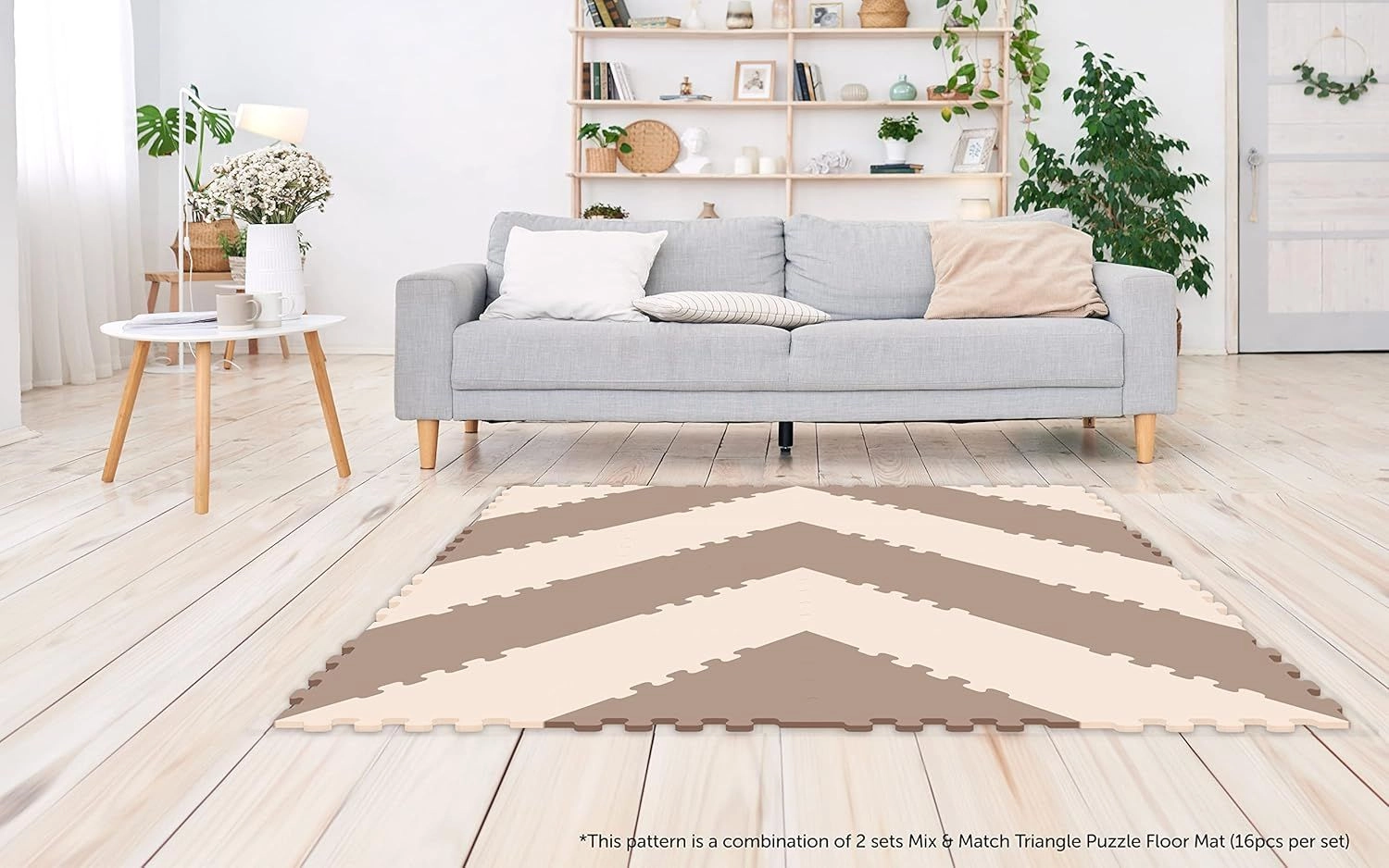 Triangle Puzzle Floor Mat - 10 Months