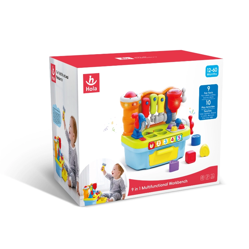 9-In-1 Multifunctional Workbench - Suitable for 12 months to 5 years
