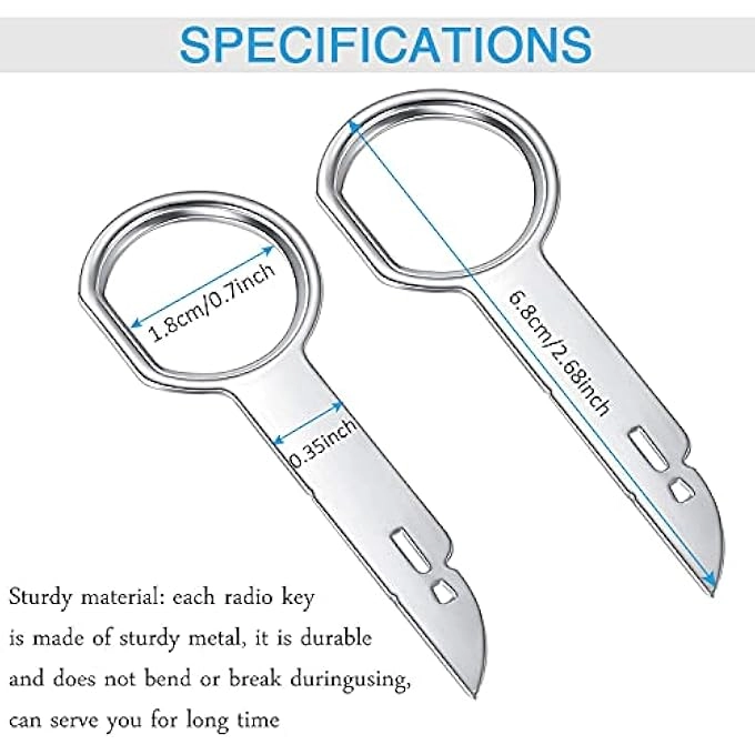 Car Radio Removal Tool Key Set - Ford Mercedes Audi