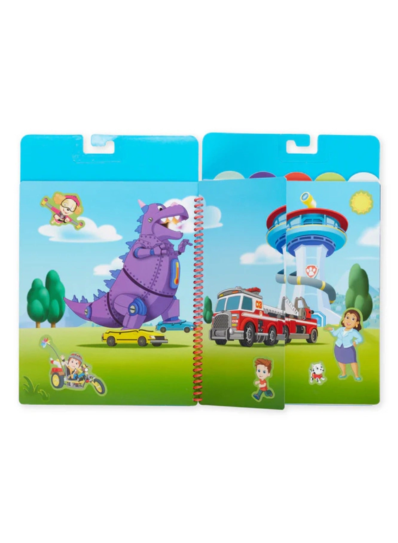 PAW Patrol Restickable Stickers Flip-Flap Pad - 5 pages 130 piece(s)