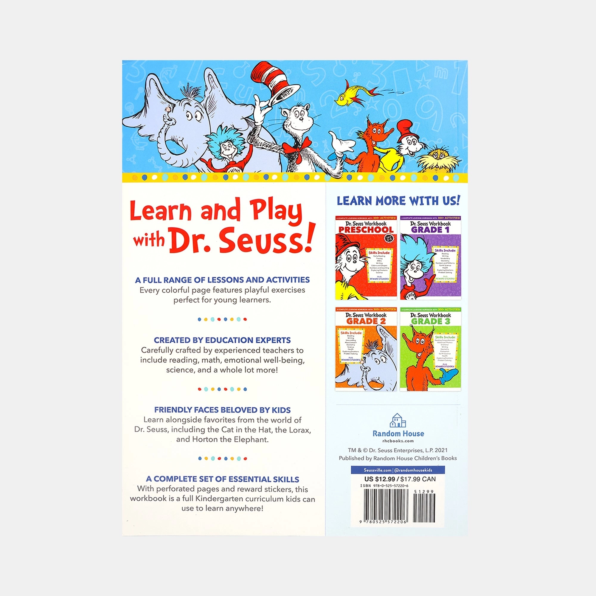 Dr. Seuss Workbook - Kindergarten