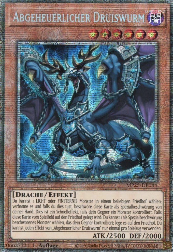 MZTCG Yugioh Abhorious Druis Worm MP25-DE044 - German