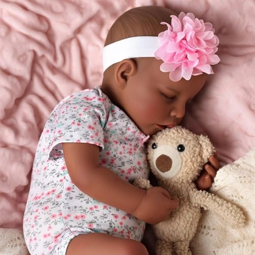 Mia Reborn Baby Doll - 17-Inch Vinyl Ages 3+ Set