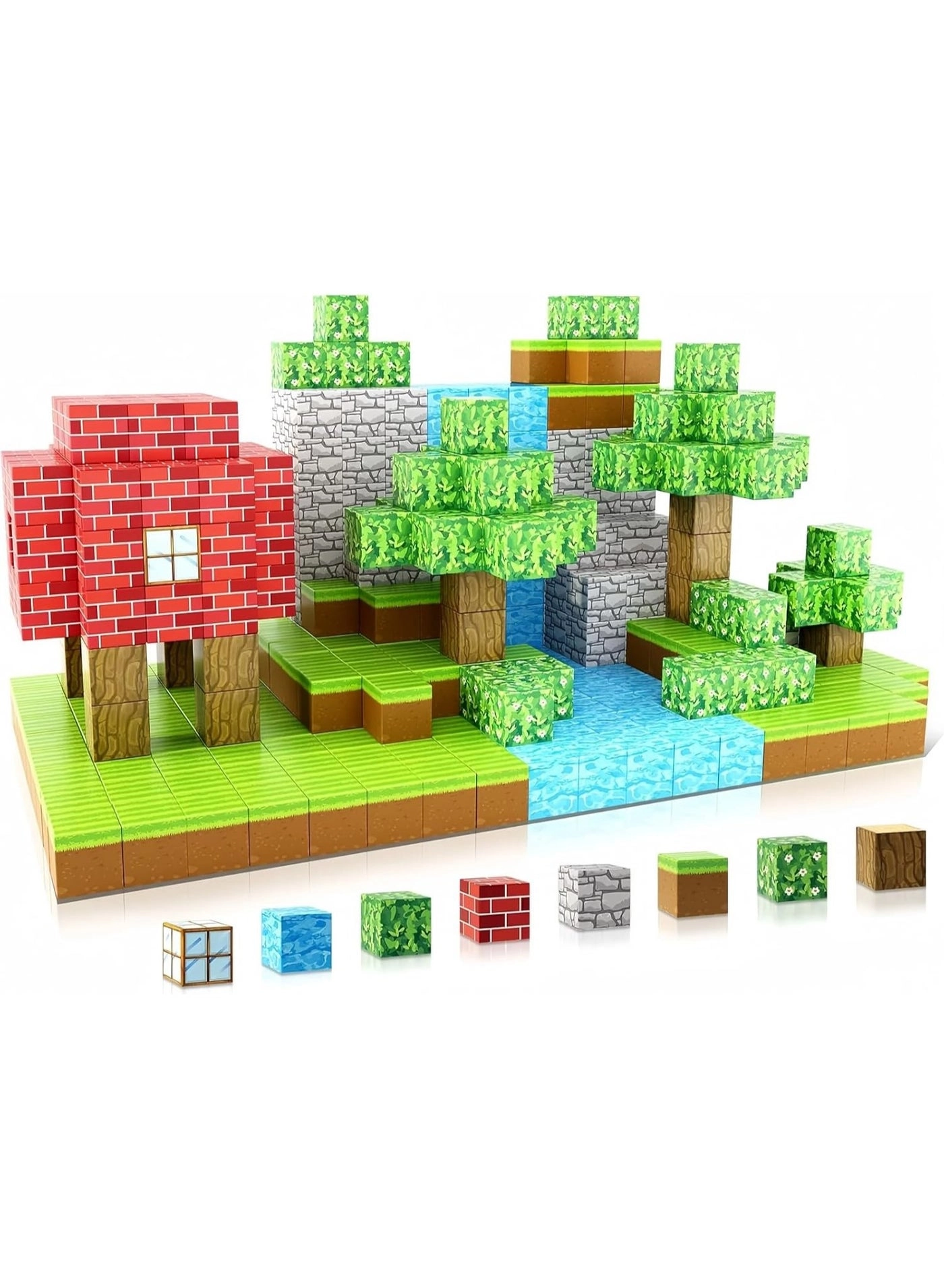 Loquat Magnetic Blocks - 70 pcs