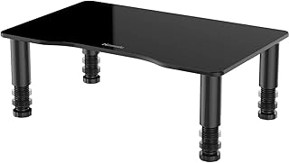 Hemudu Glass Computer Monitor Stand Riser