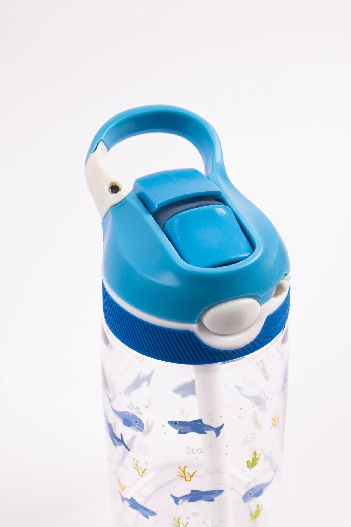 Ocean Tritan Water Bottle - Push-Button Open 480 ml