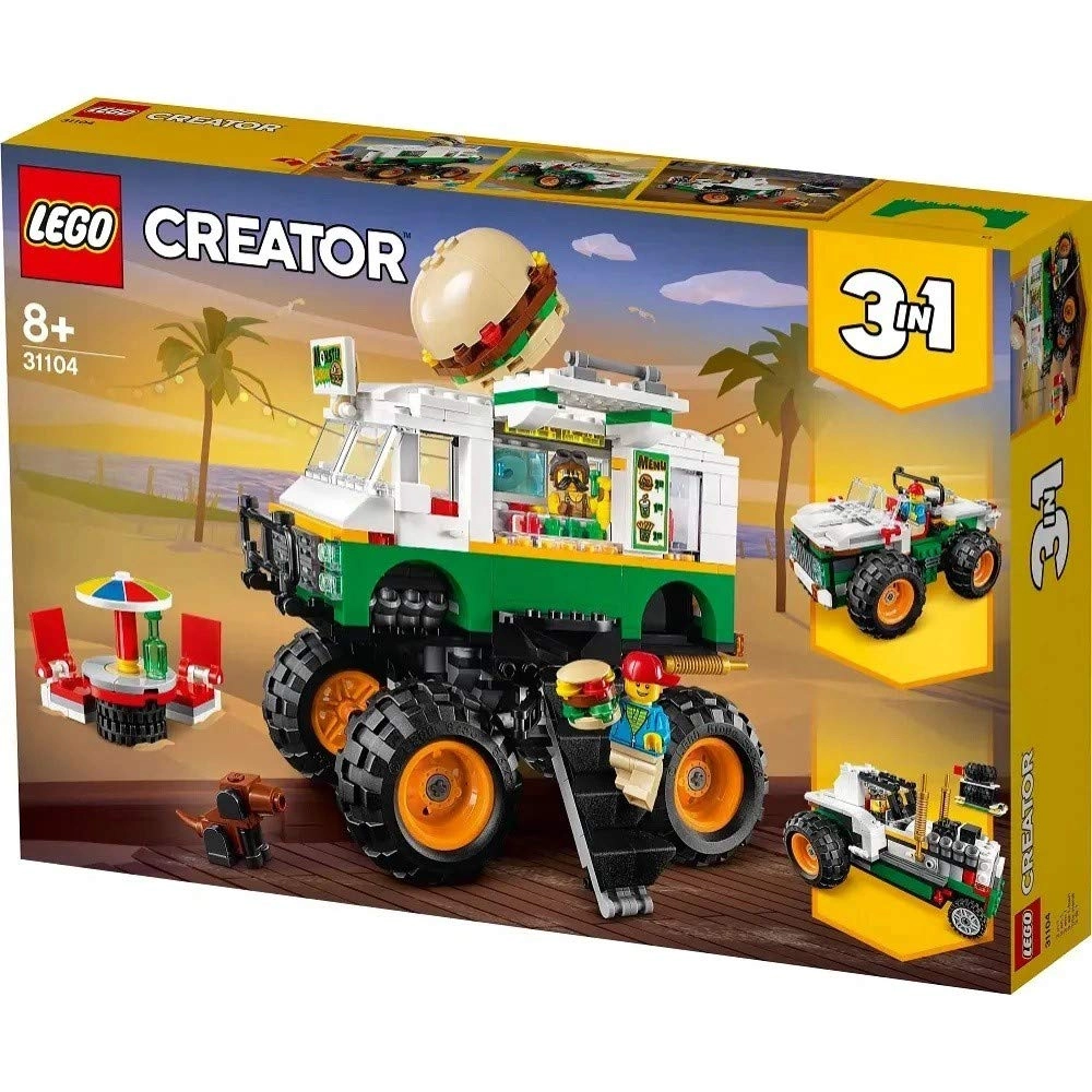 LEGO Creator 3in1 Monster Burger Truck (31104) - Multicolour