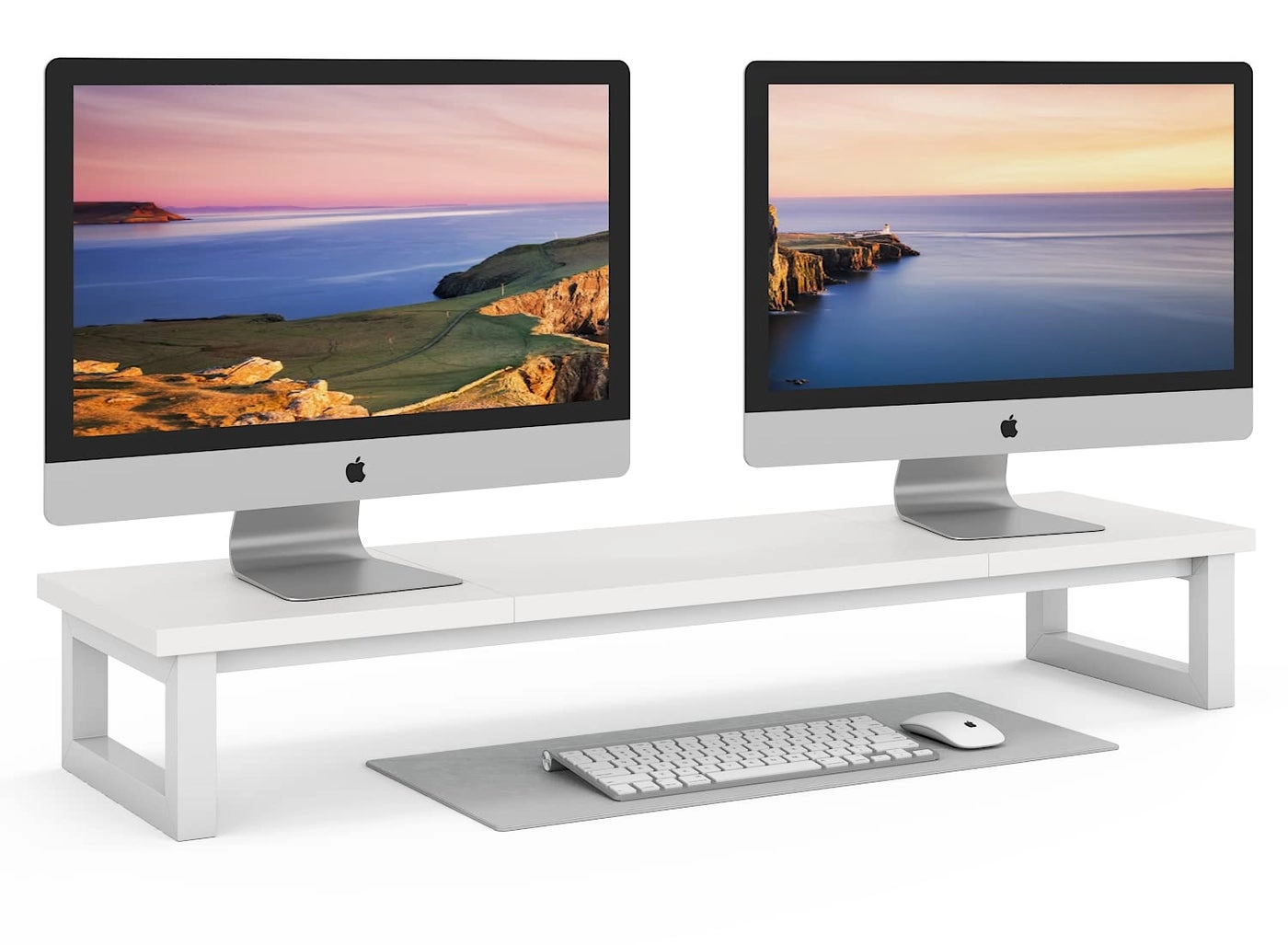 YAOHUOO Dual Monitor Stand Riser - 2 39Inch