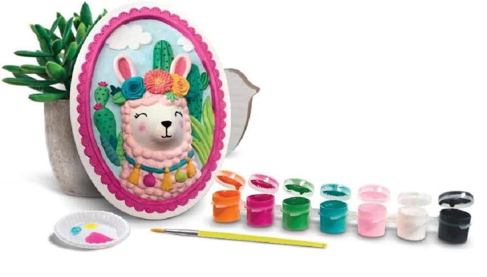 3D Plaster Llama Frame - 6+ years