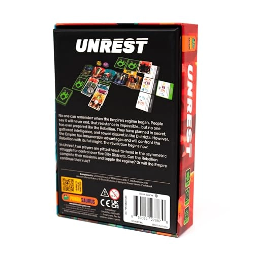 Unrest: The Asymmetric Game of Rebellion and Control - Card Game