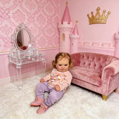 LOULOU Reborn Baby Doll - 20 Inch Vinyl Girl Ages 3+