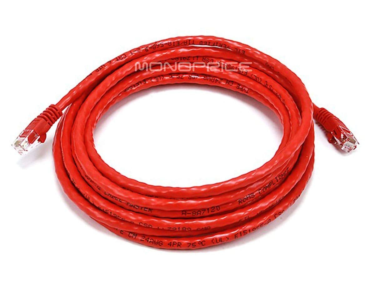 Monoprice 102383 - Cat6 14ft Red