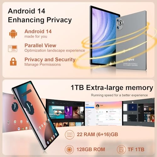 Tablette Tactile - 128GB 10.1"