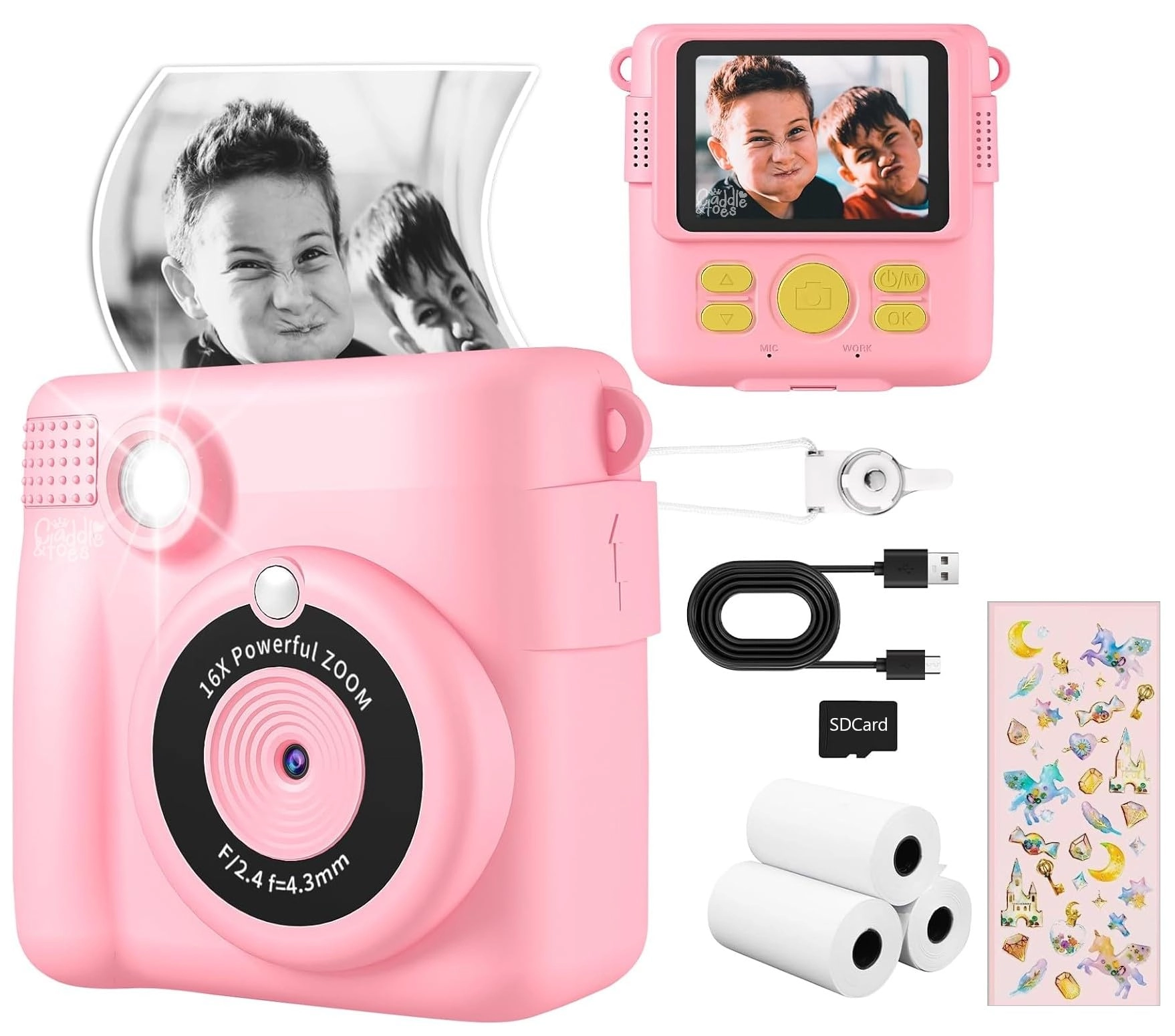kids Mini portable printer