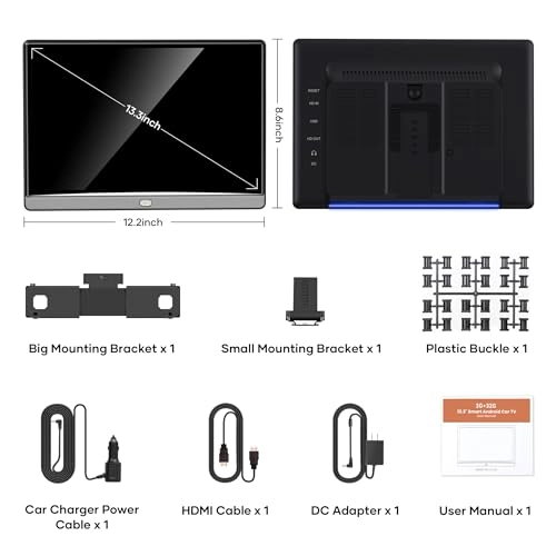 Headrest Monitor - 4K 13.3"