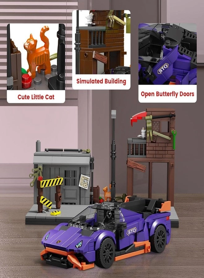 Speed Champion STO & City Building Set (24063)
